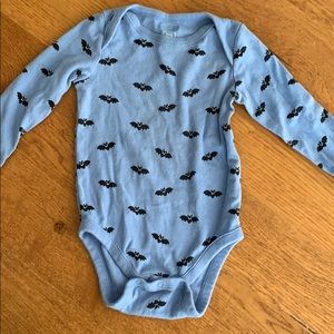 Halloween Bat Long Sleeve Onesie 6-12 Months